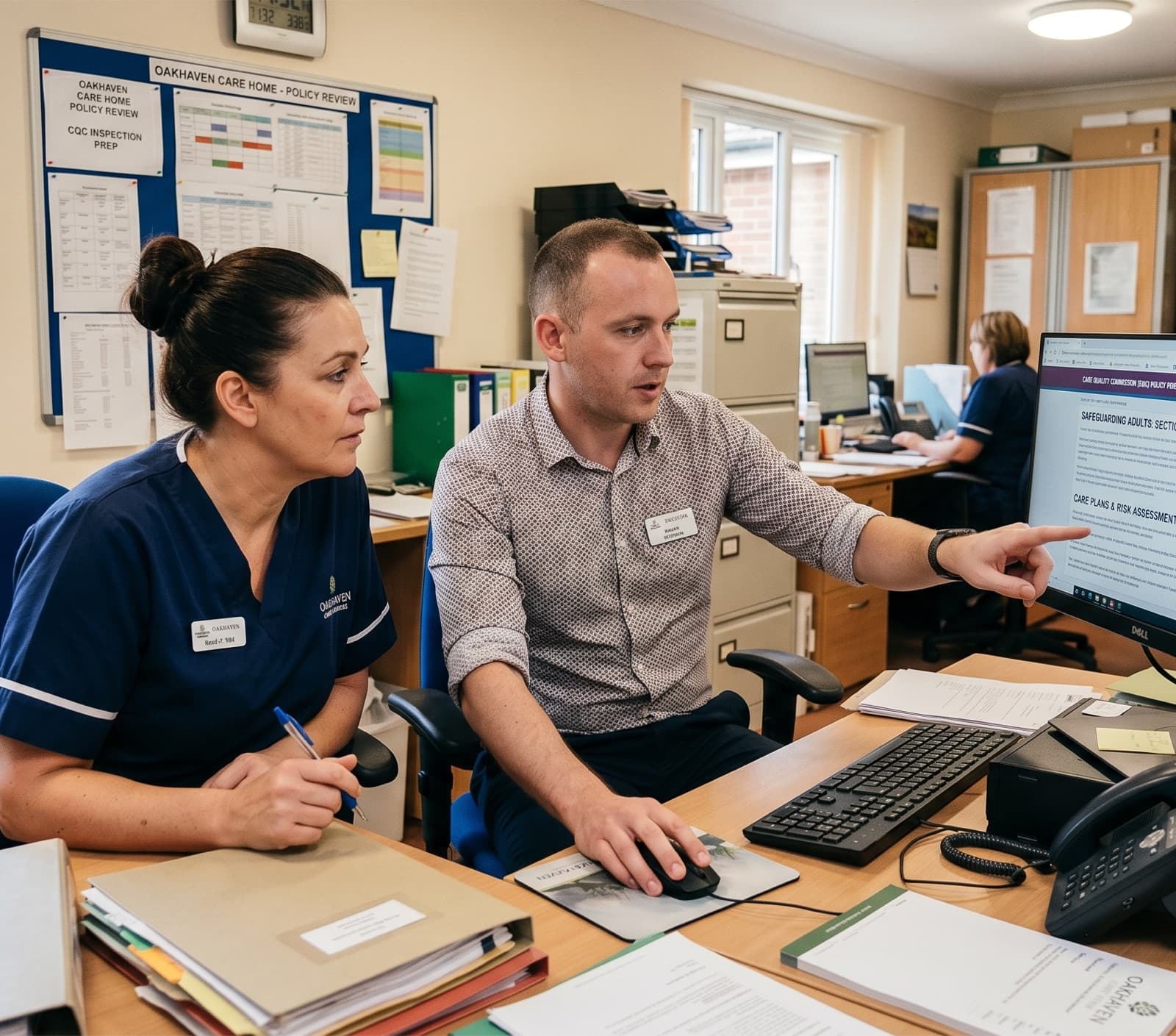 Care group operating at scale with multiple team members interacting with and asking their care policies questions and getting answers in any language.
