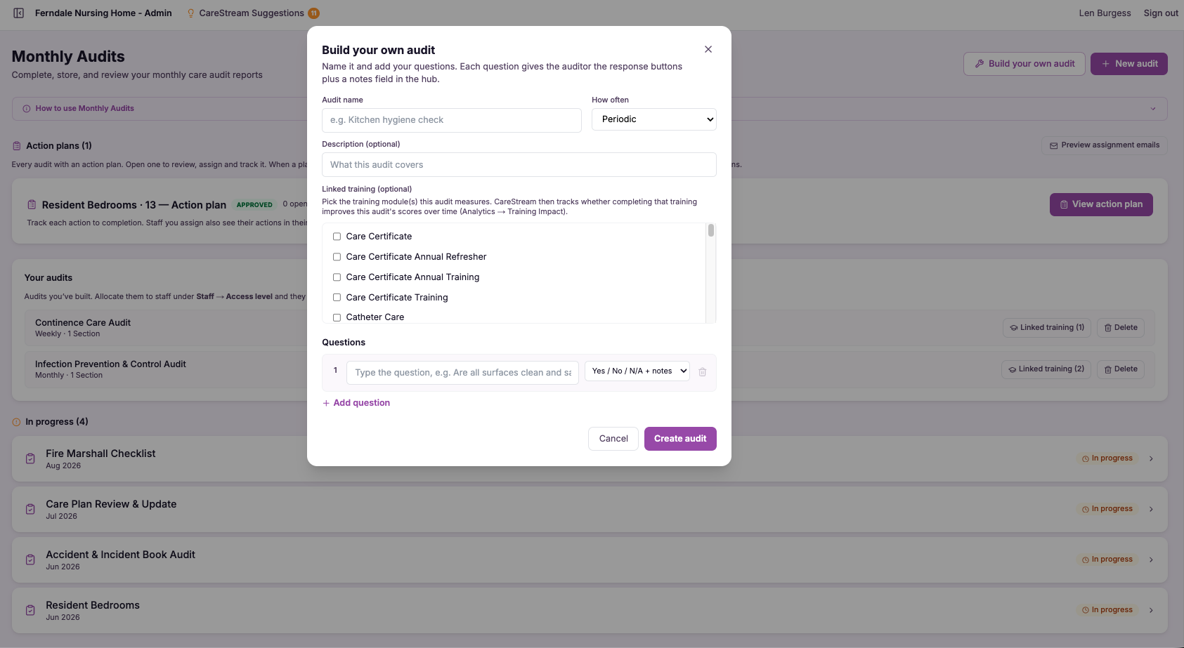 Build your own audits