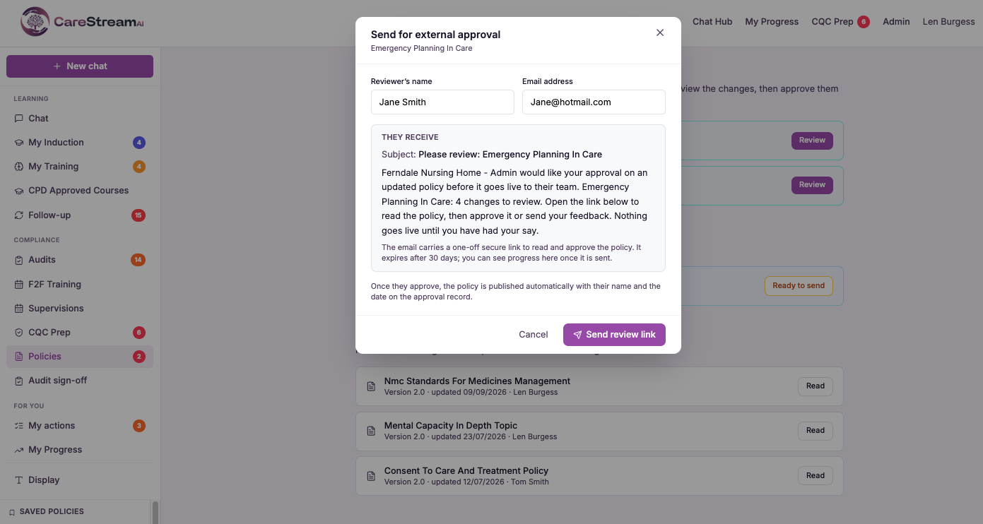 Generate the link