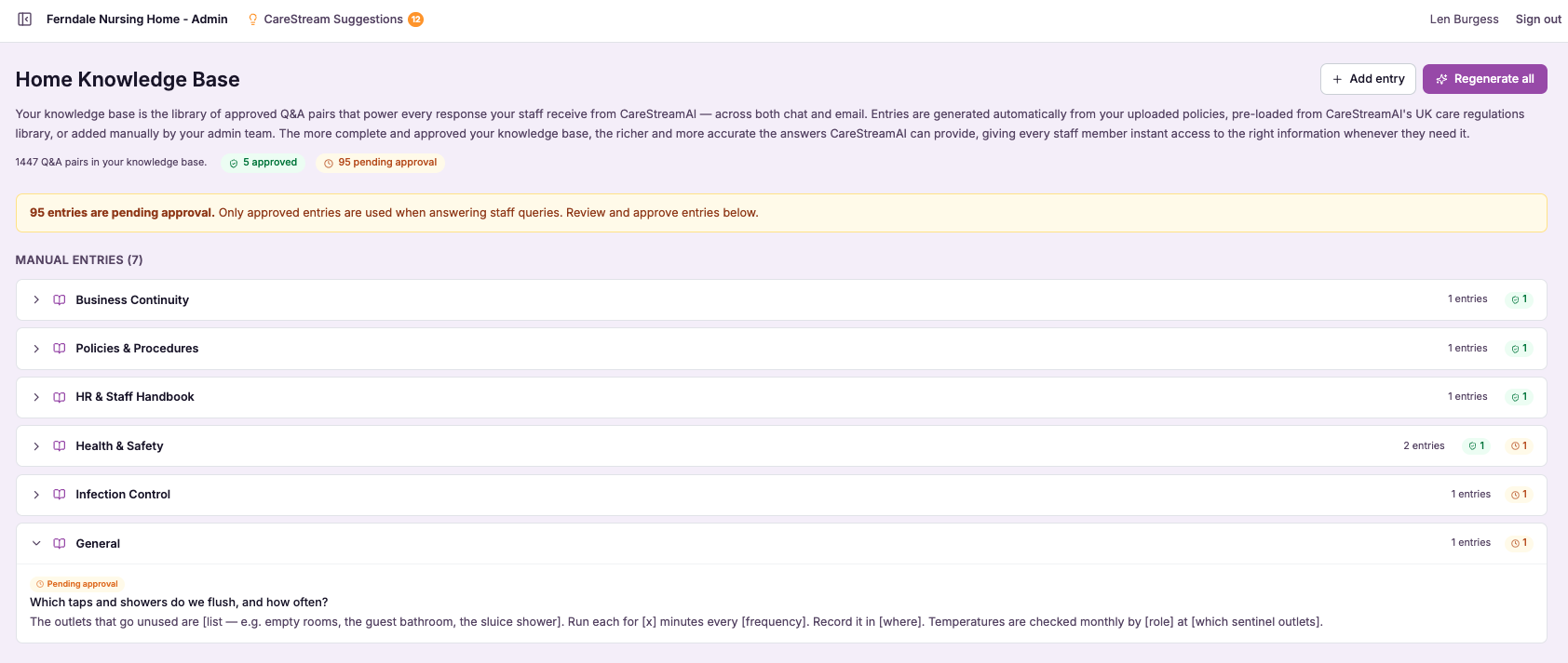 Home knowledge base (manual)