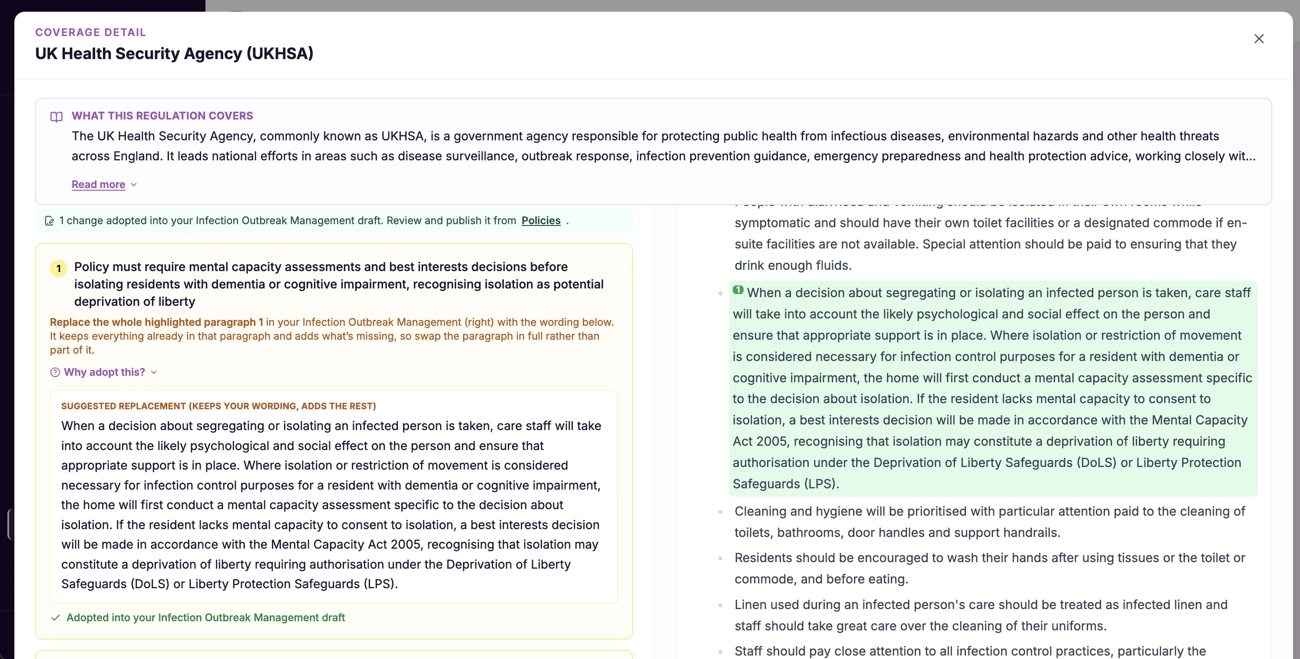 Policy Gaps